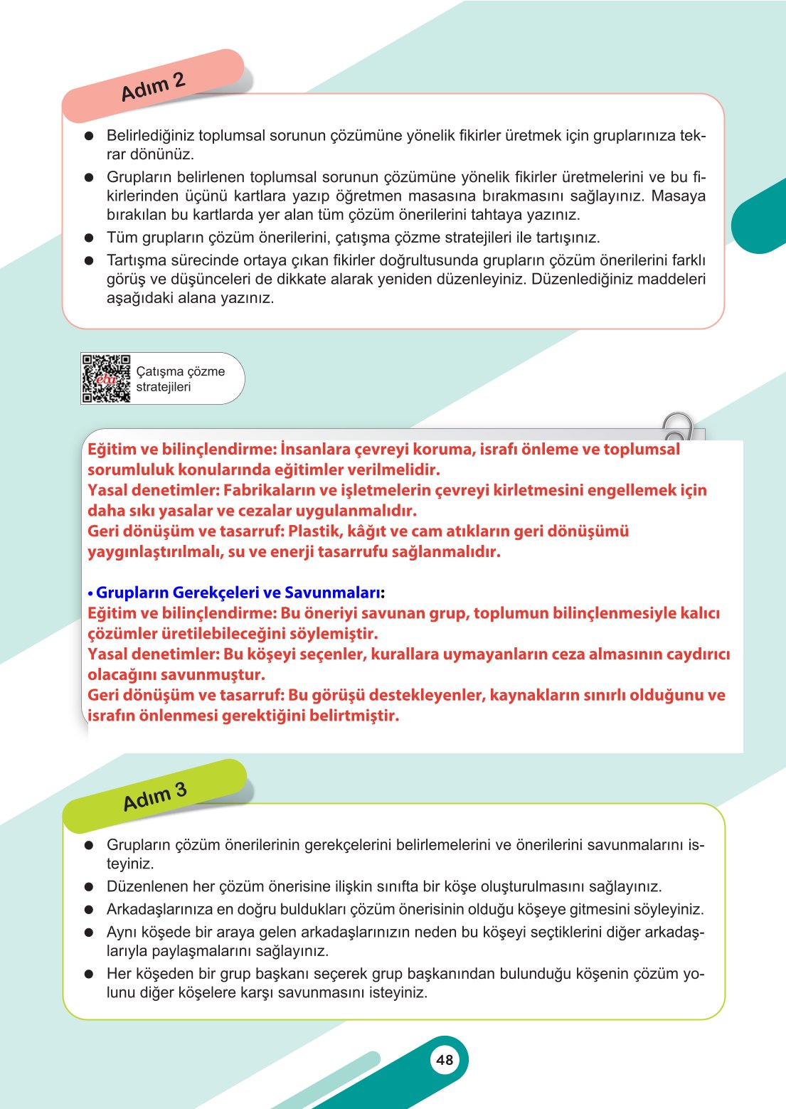 6. Sınıf Meb Yayınları Sosyal Bilgiler Ders Kitabı Sayfa 48 Cevapları 6. Sınıf Meb Yayınları Sosyal Bilgiler Ders Kitabı Sayfa 48 Cevapları
