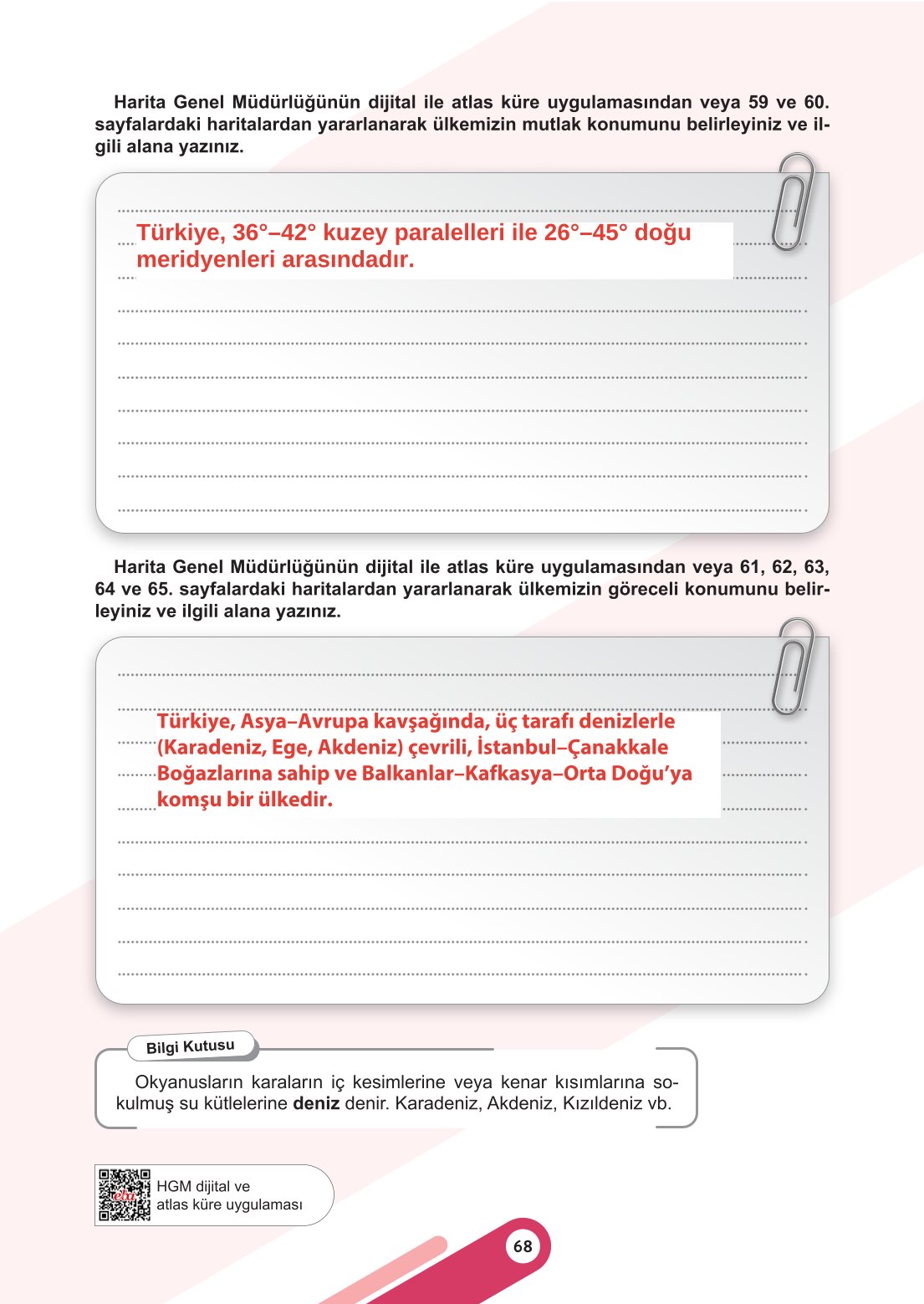 6. Sınıf Meb Yayınları Sosyal Bilgiler Ders Kitabı Sayfa 68 Cevapları 6. Sınıf Meb Yayınları Sosyal Bilgiler Ders Kitabı Sayfa 68 Cevapları