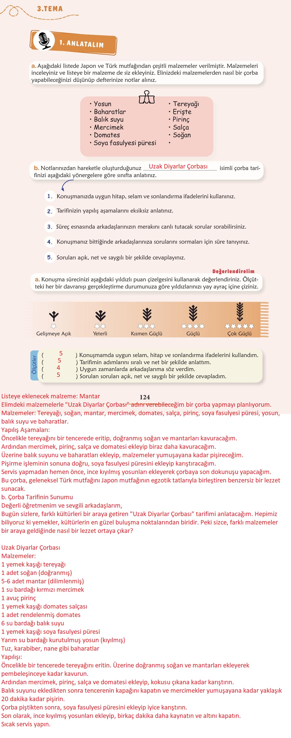 6. Sınıf Meb Yayınları Türkçe Ders Kitabı Sayfa 125 Cevapları 6. Sınıf Meb Yayınları Türkçe Ders Kitabı Sayfa 125 Cevapları
