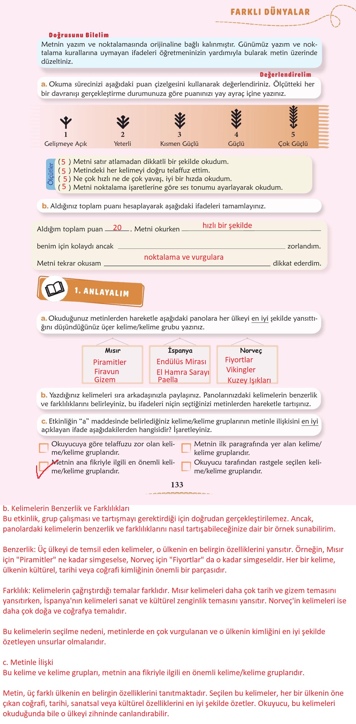 6. Sınıf Meb Yayınları Türkçe Ders Kitabı Sayfa 134 Cevapları