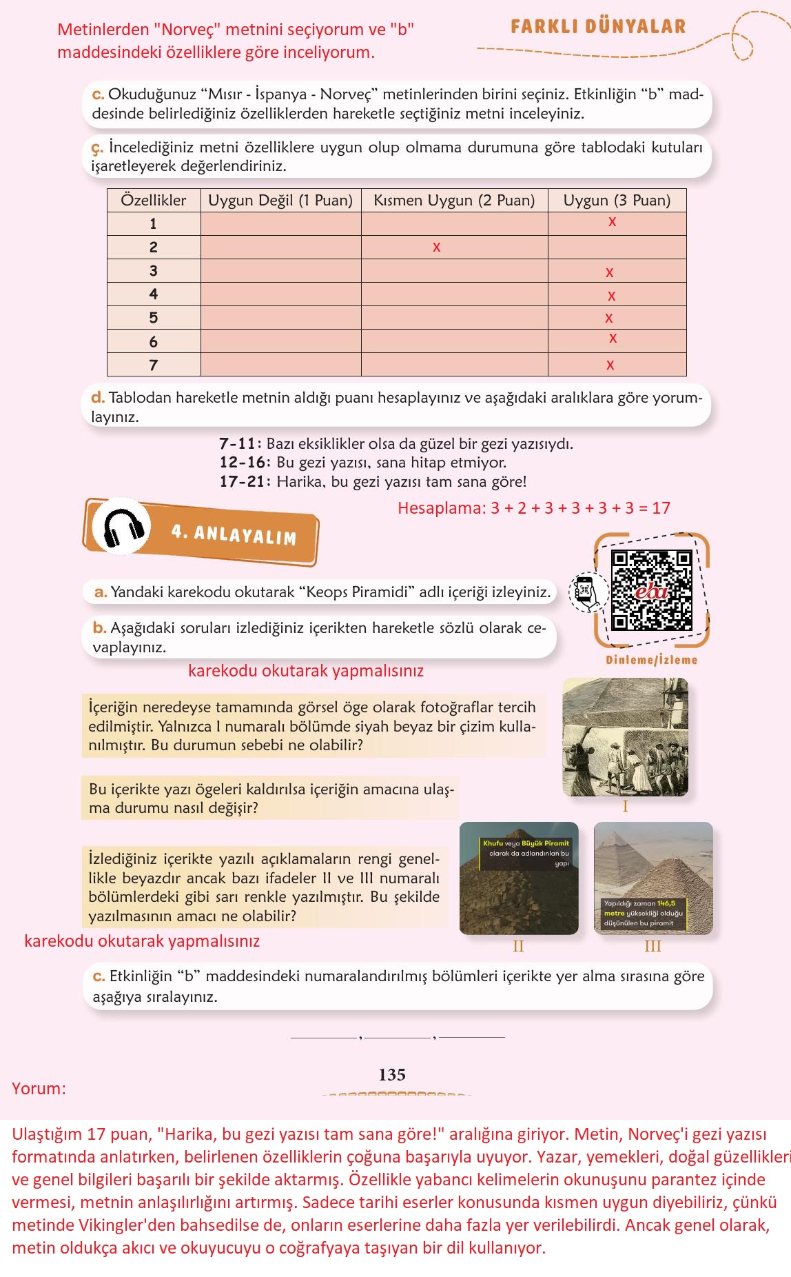 6. Sınıf Meb Yayınları Türkçe Ders Kitabı Sayfa 136 Cevapları 6. Sınıf Meb Yayınları Türkçe Ders Kitabı Sayfa 136 Cevapları