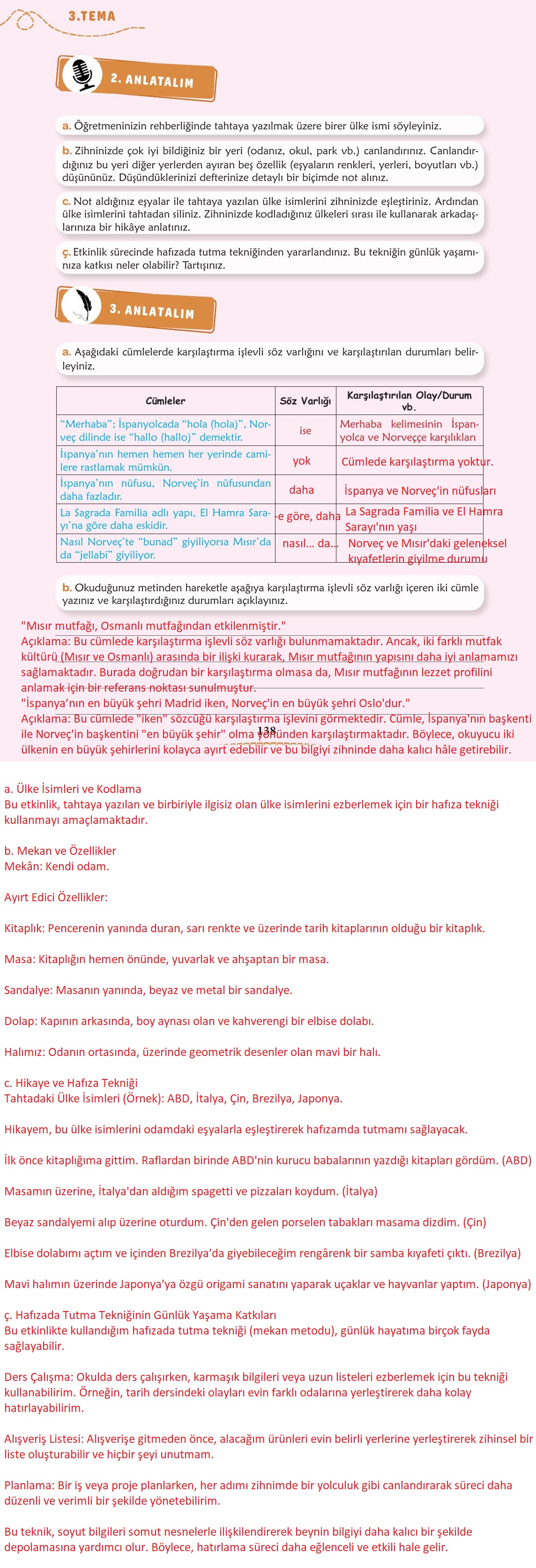 6. Sınıf Meb Yayınları Türkçe Ders Kitabı Sayfa 139 Cevapları
