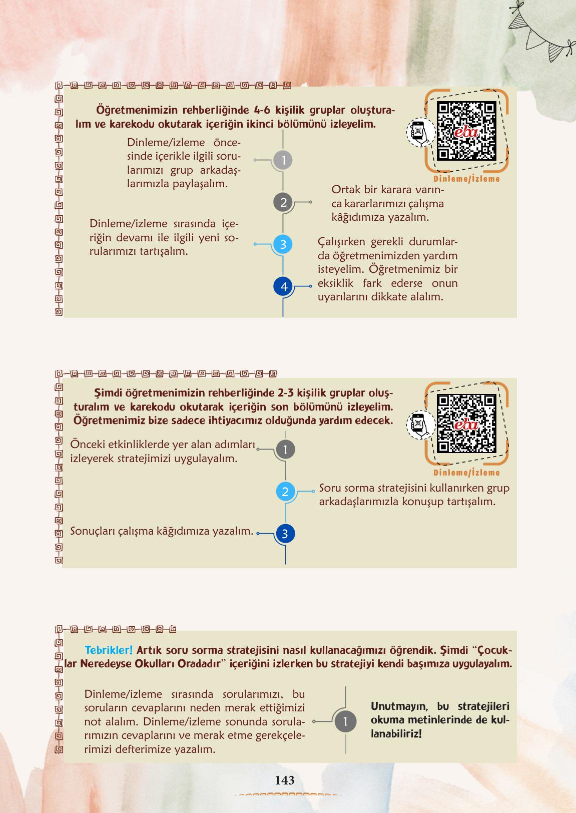 6. Sınıf Meb Yayınları Türkçe Ders Kitabı Sayfa 144 Cevapları