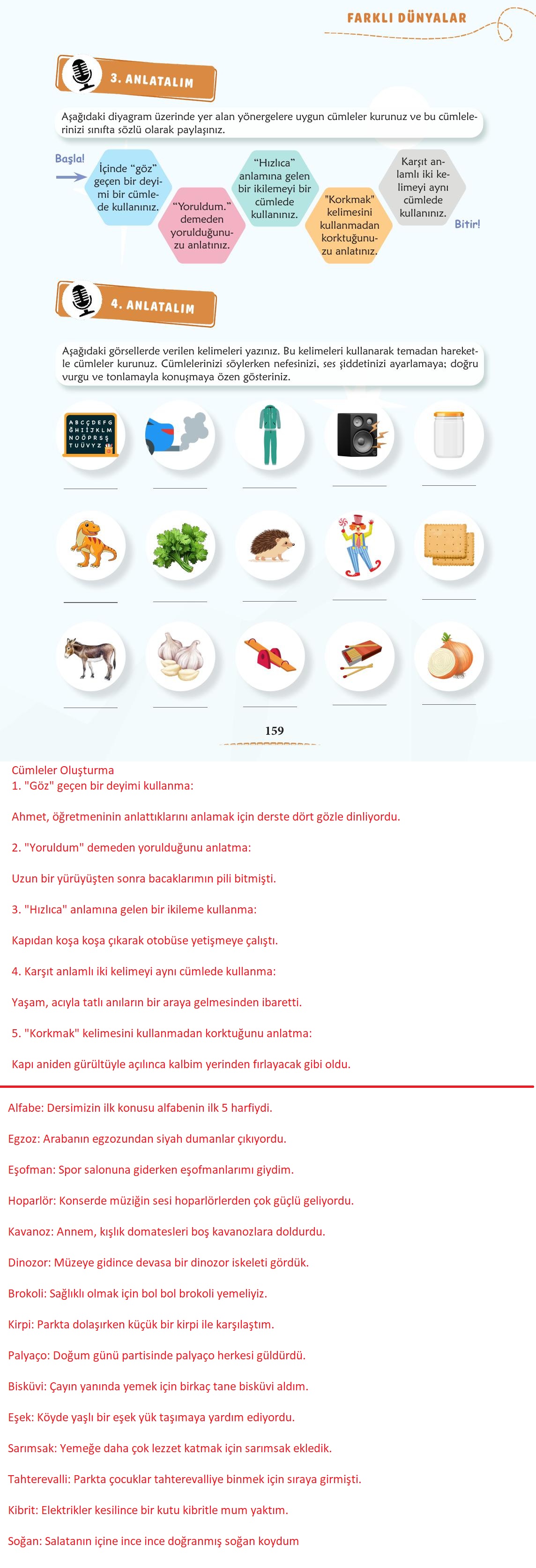 6. Sınıf Meb Yayınları Türkçe Ders Kitabı Sayfa 160 Cevapları