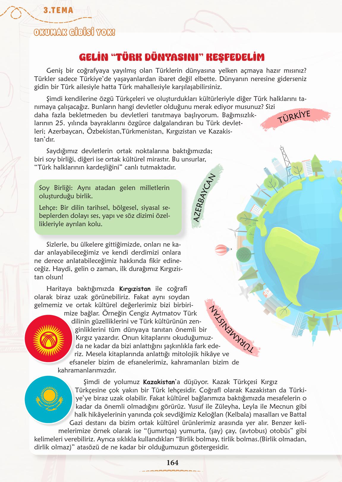 6. Sınıf Meb Yayınları Türkçe Ders Kitabı Sayfa 165 Cevapları