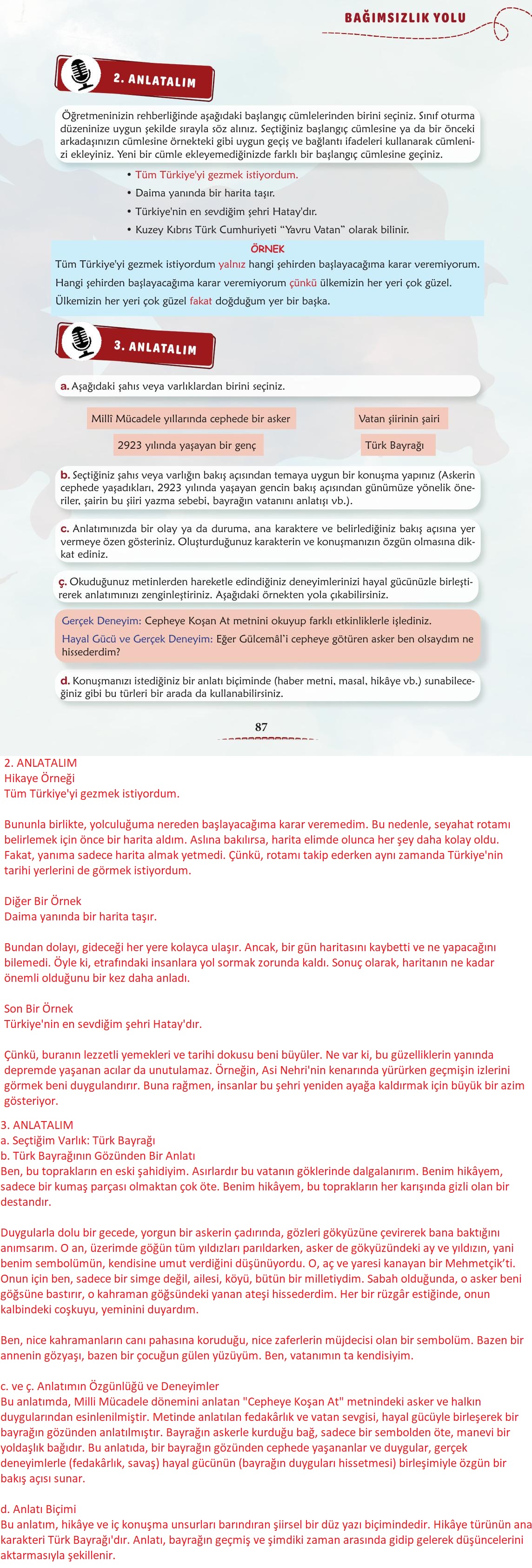 6. Sınıf Meb Yayınları Türkçe Ders Kitabı Sayfa 88 Cevapları 6. Sınıf Meb Yayınları Türkçe Ders Kitabı Sayfa 88 Cevapları