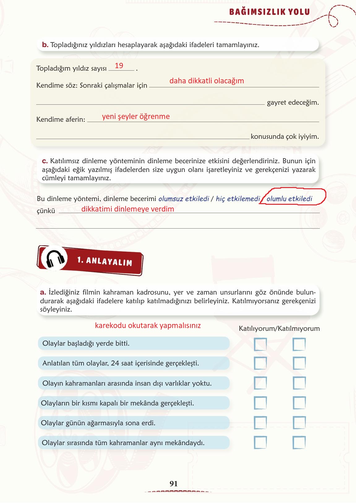 6. Sınıf Meb Yayınları Türkçe Ders Kitabı Sayfa 92 Cevapları 6. Sınıf Meb Yayınları Türkçe Ders Kitabı Sayfa 92 Cevapları