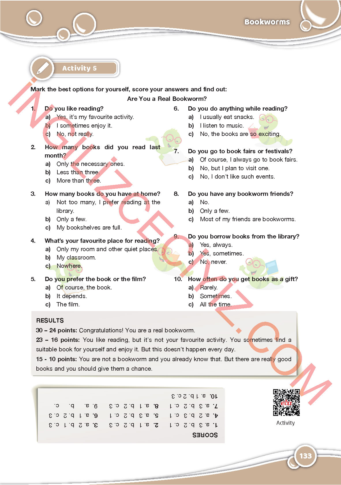 6. Sınıf Özgün Yayıncılık İngilizce Ders Kitabı Sayfa 133 Cevapları