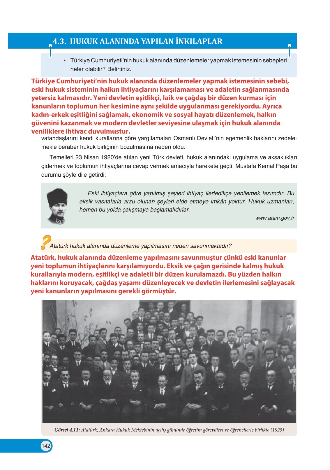 8. Sınıf Ders Destek Yayınları İnkılap Tarihi Ve Atatürkçülük Ders Kitabı Sayfa 142 Cevapları 8. Sınıf Ders Destek Yayınları İnkılap Tarihi Ve Atatürkçülük Ders Kitabı Sayfa 142 Cevapları
