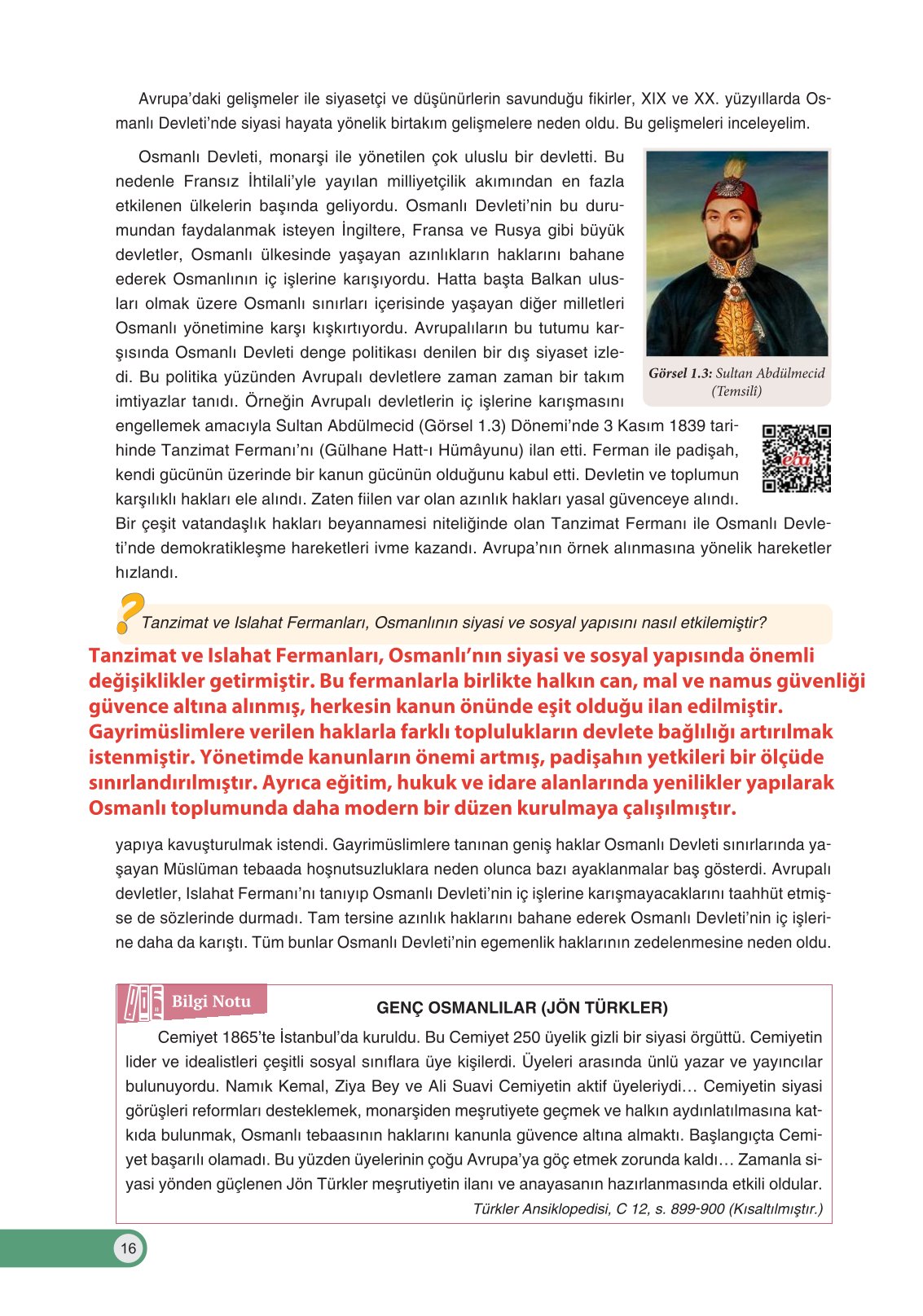 8. Sınıf Ders Destek Yayınları İnkılap Tarihi Ve Atatürkçülük Ders Kitabı Sayfa 16 Cevapları 8. Sınıf Ders Destek Yayınları İnkılap Tarihi Ve Atatürkçülük Ders Kitabı Sayfa 16 Cevapları