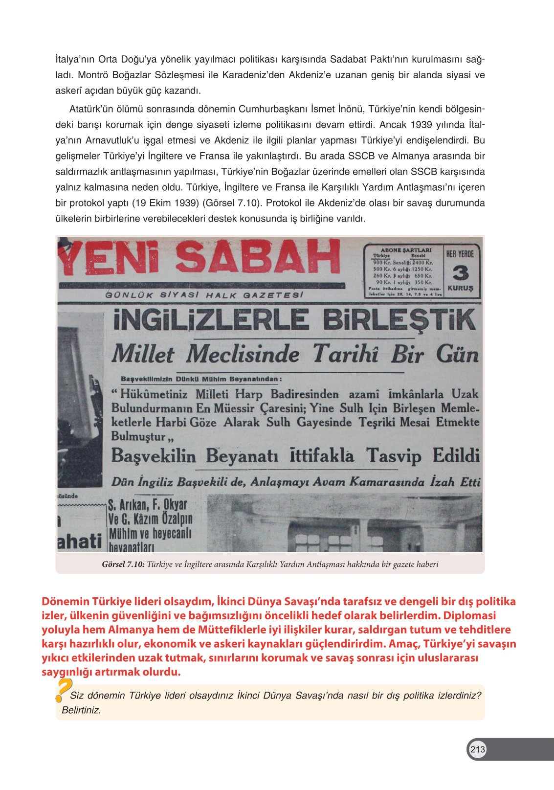 8. Sınıf Ders Destek Yayınları İnkılap Tarihi Ve Atatürkçülük Ders Kitabı Sayfa 213 Cevapları 8. Sınıf Ders Destek Yayınları İnkılap Tarihi Ve Atatürkçülük Ders Kitabı Sayfa 213 Cevapları
