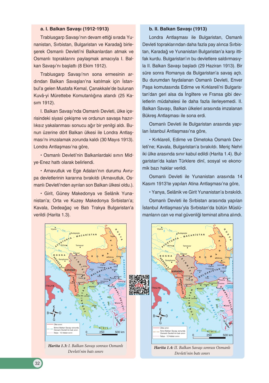 8. Sınıf Ders Destek Yayınları İnkılap Tarihi Ve Atatürkçülük Ders Kitabı Sayfa 32 Cevapları