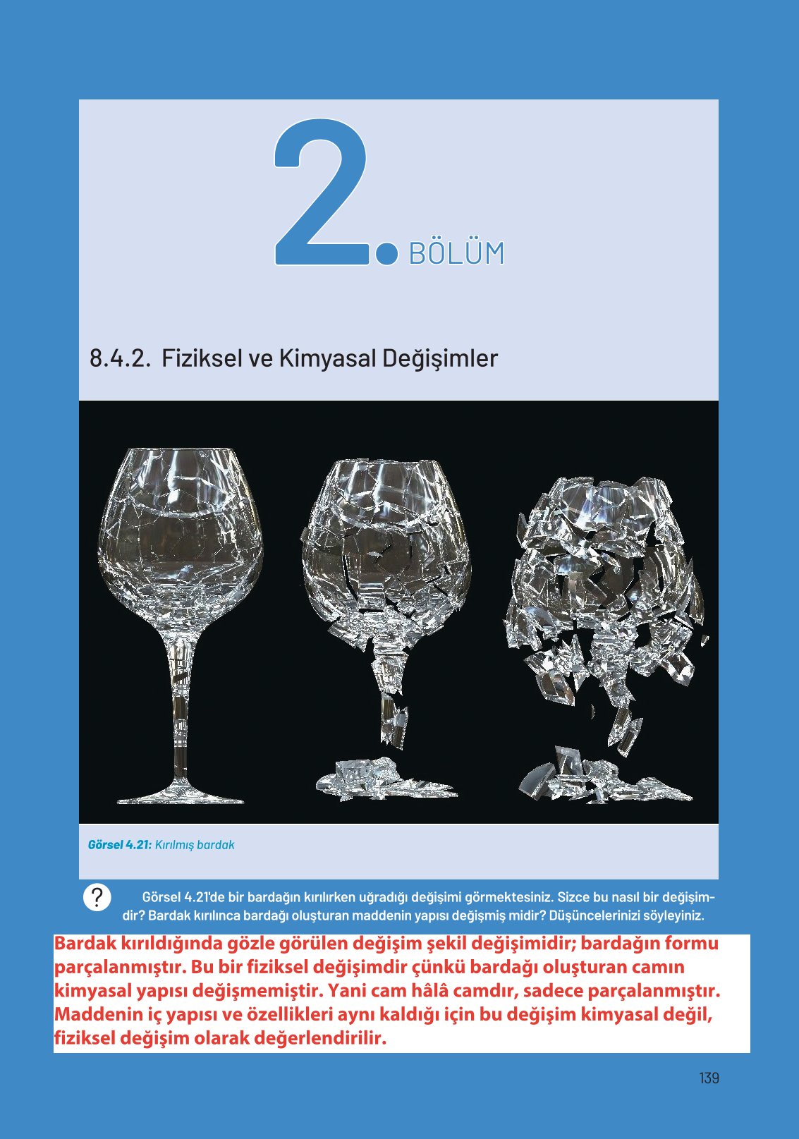 8. Sınıf Hecce Yayıncılık Fen Bilimleri Ders Kitabı Sayfa 139 Cevapları 8. Sınıf Hecce Yayıncılık Fen Bilimleri Ders Kitabı Sayfa 139 Cevapları
