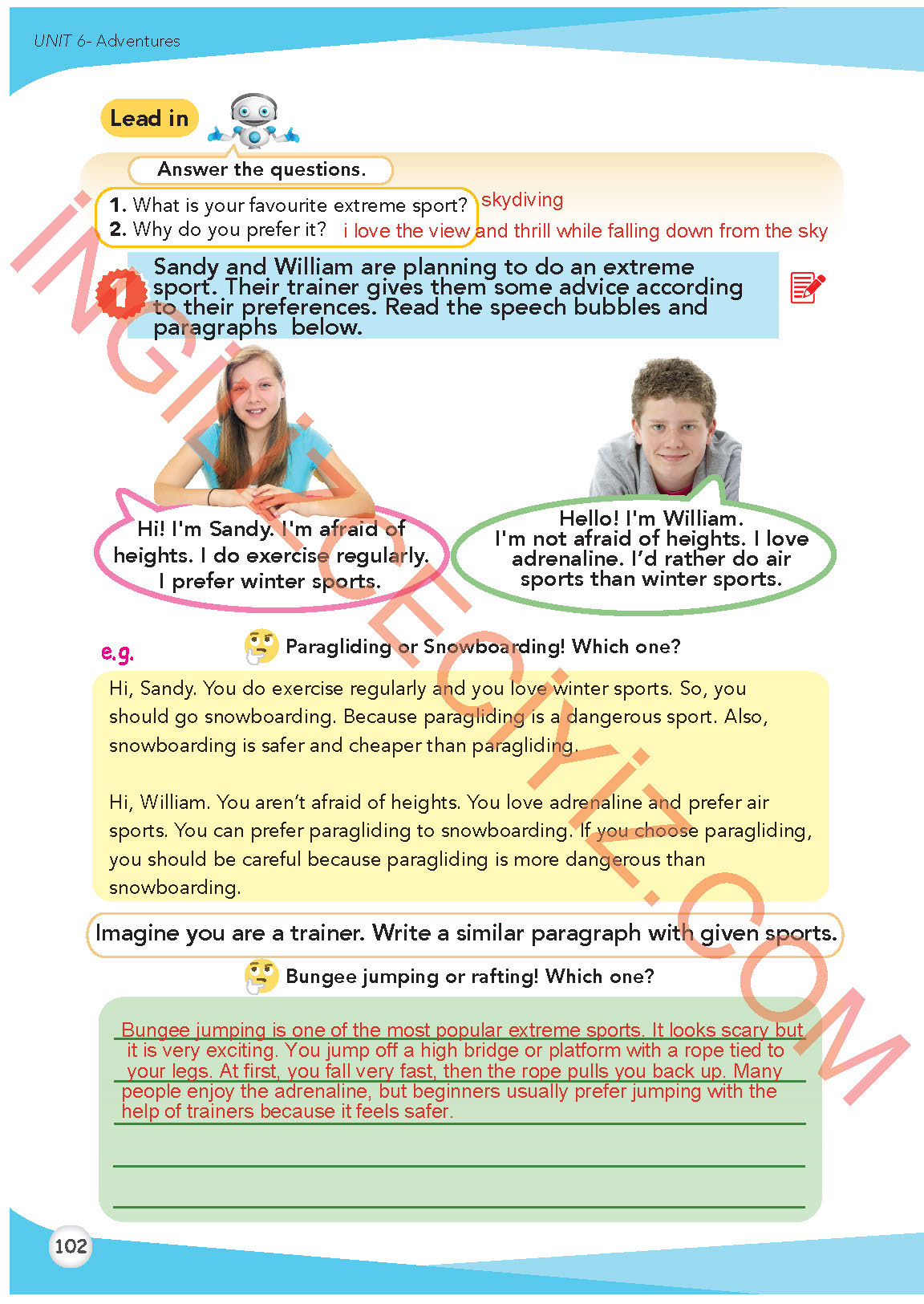 8. Sınıf Meb Yayınları İngilizce Ders Kitabı Sayfa 103 Cevapları