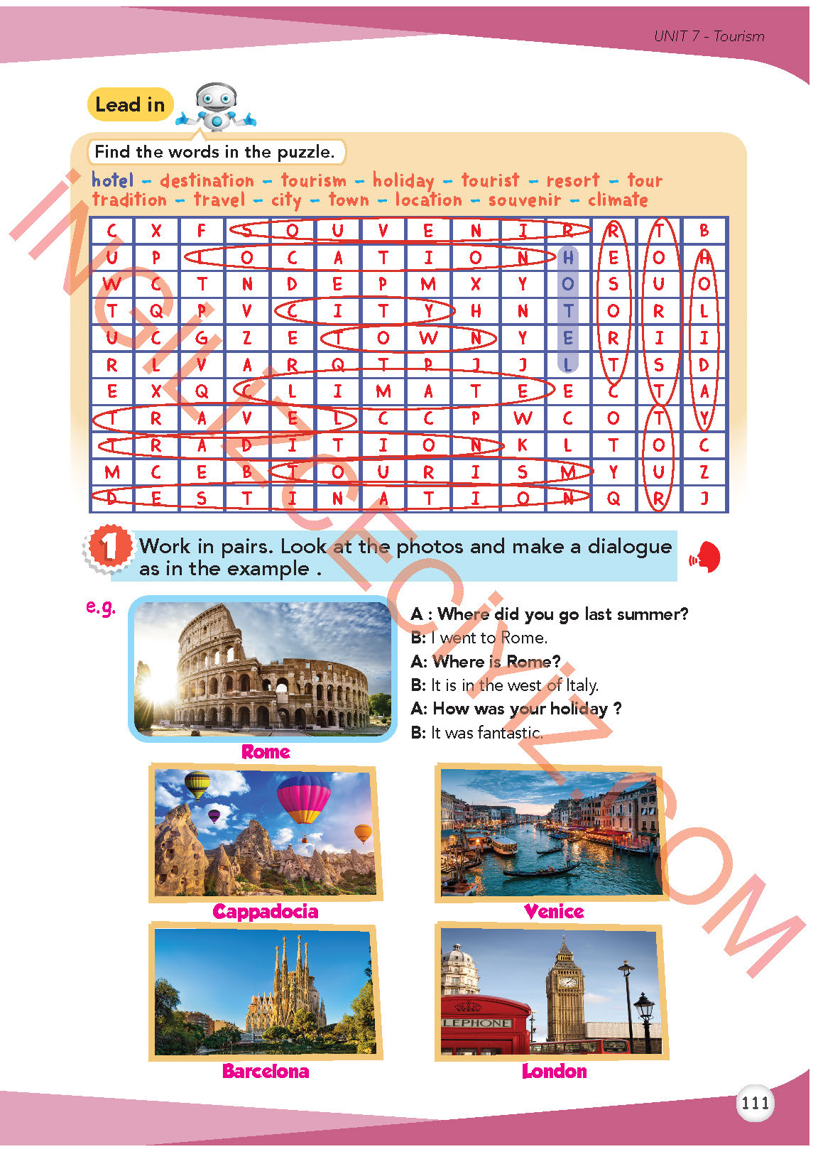 8. Sınıf Meb Yayınları İngilizce Ders Kitabı Sayfa 112 Cevapları