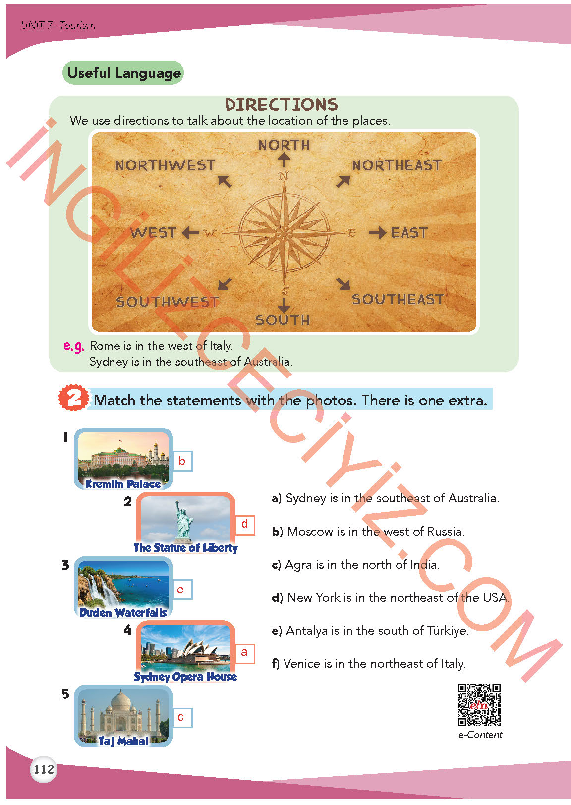 8. Sınıf Meb Yayınları İngilizce Ders Kitabı Sayfa 113 Cevapları