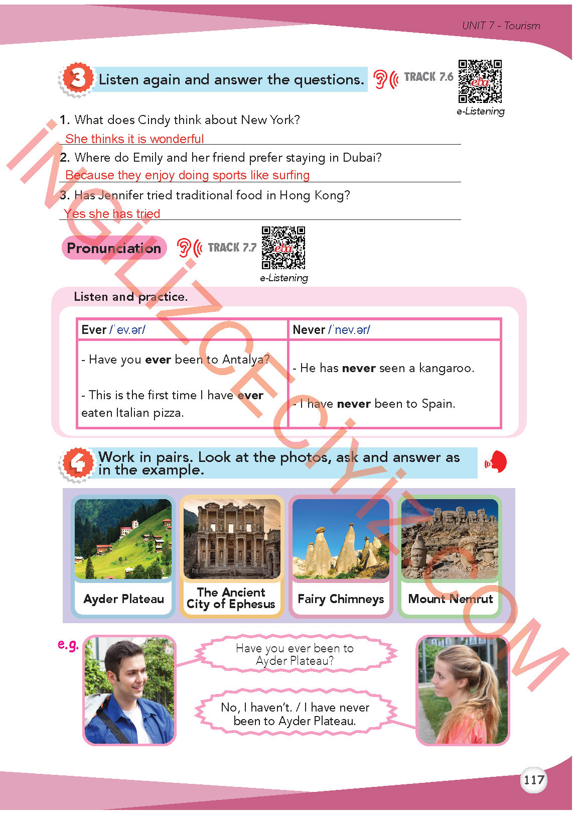 8. Sınıf Meb Yayınları İngilizce Ders Kitabı Sayfa 118 Cevapları