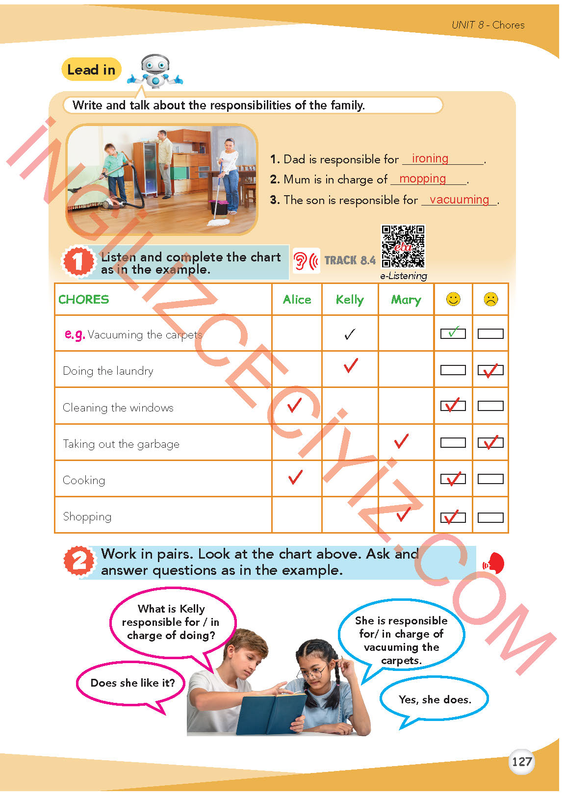8. Sınıf Meb Yayınları İngilizce Ders Kitabı Sayfa 128 Cevapları