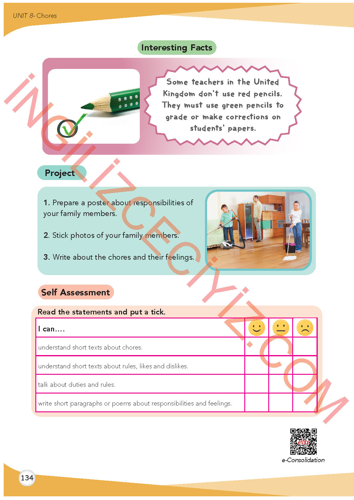 8. Sınıf Meb Yayınları İngilizce Ders Kitabı Sayfa 135 Cevapları