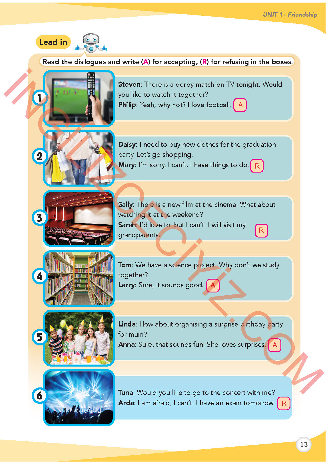 8. Sınıf Meb Yayınları İngilizce Ders Kitabı Sayfa 14 Cevapları