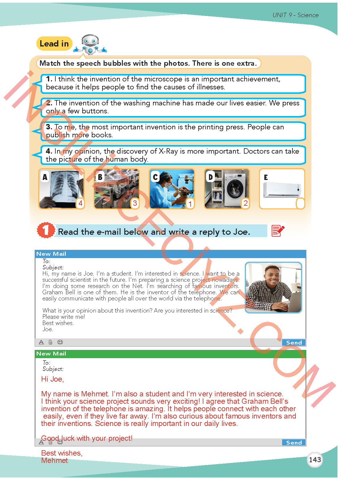 8. Sınıf Meb Yayınları İngilizce Ders Kitabı Sayfa 144 Cevapları