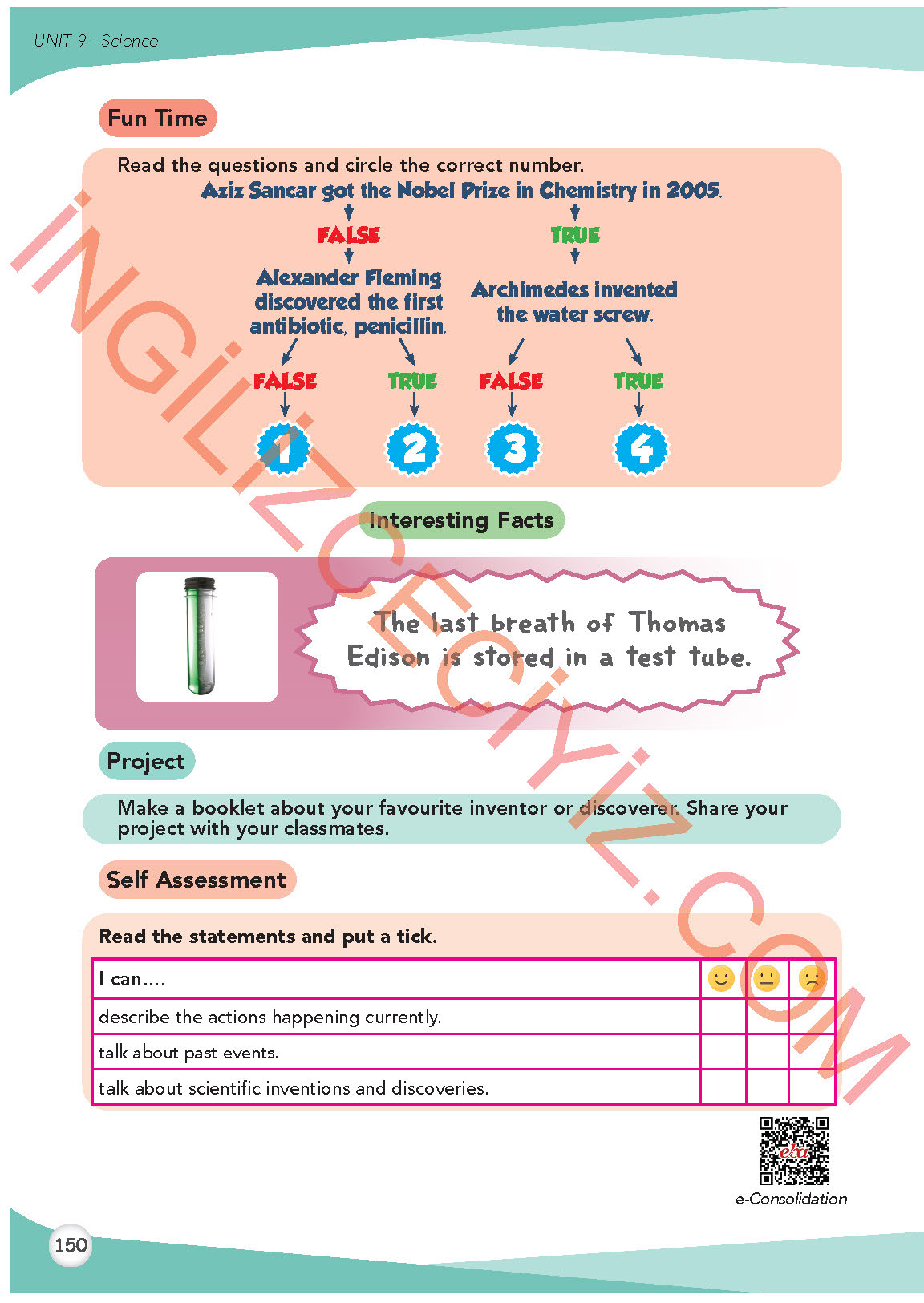 8. Sınıf Meb Yayınları İngilizce Ders Kitabı Sayfa 151 Cevapları