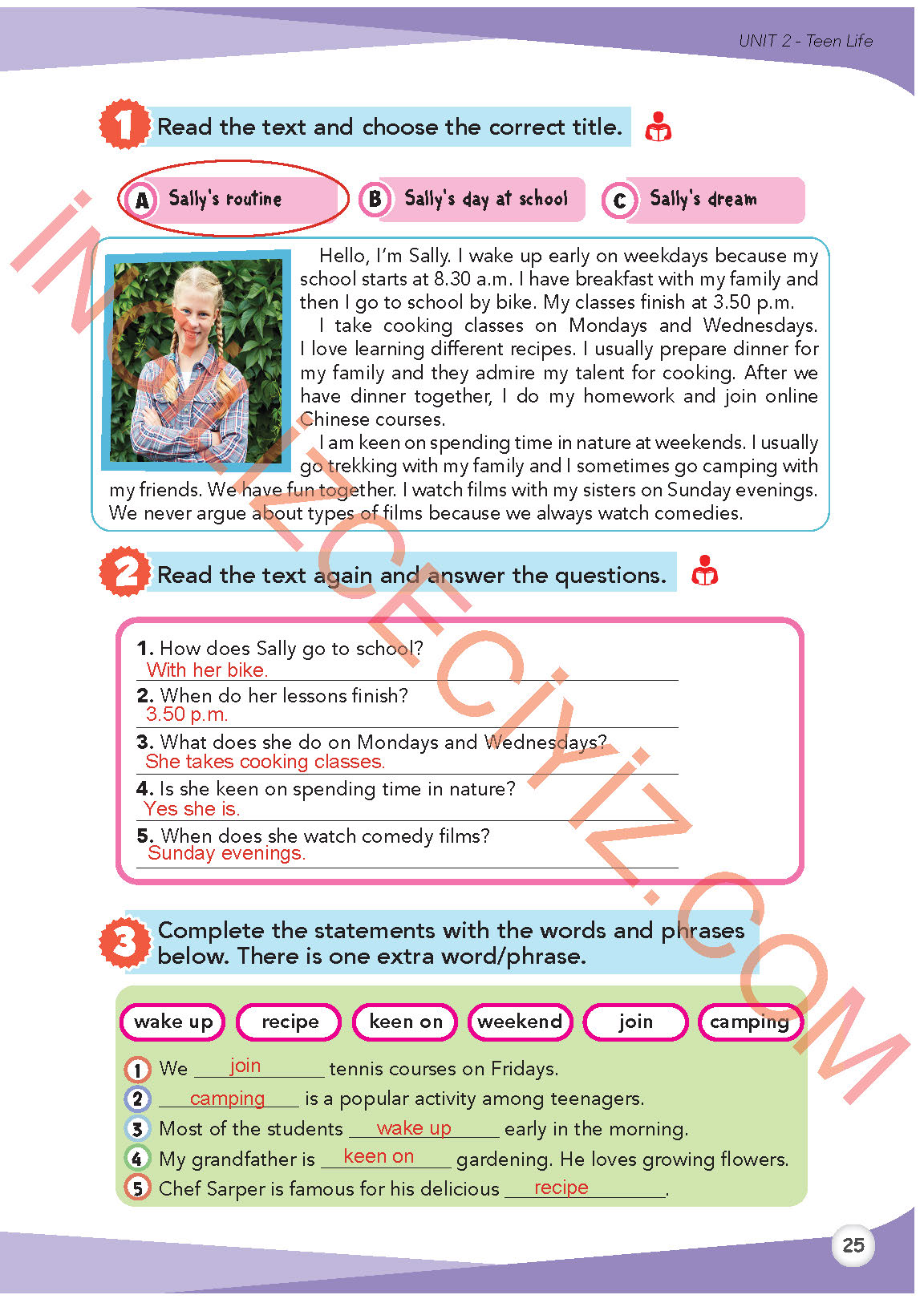 8. Sınıf Meb Yayınları İngilizce Ders Kitabı Sayfa 26 Cevapları