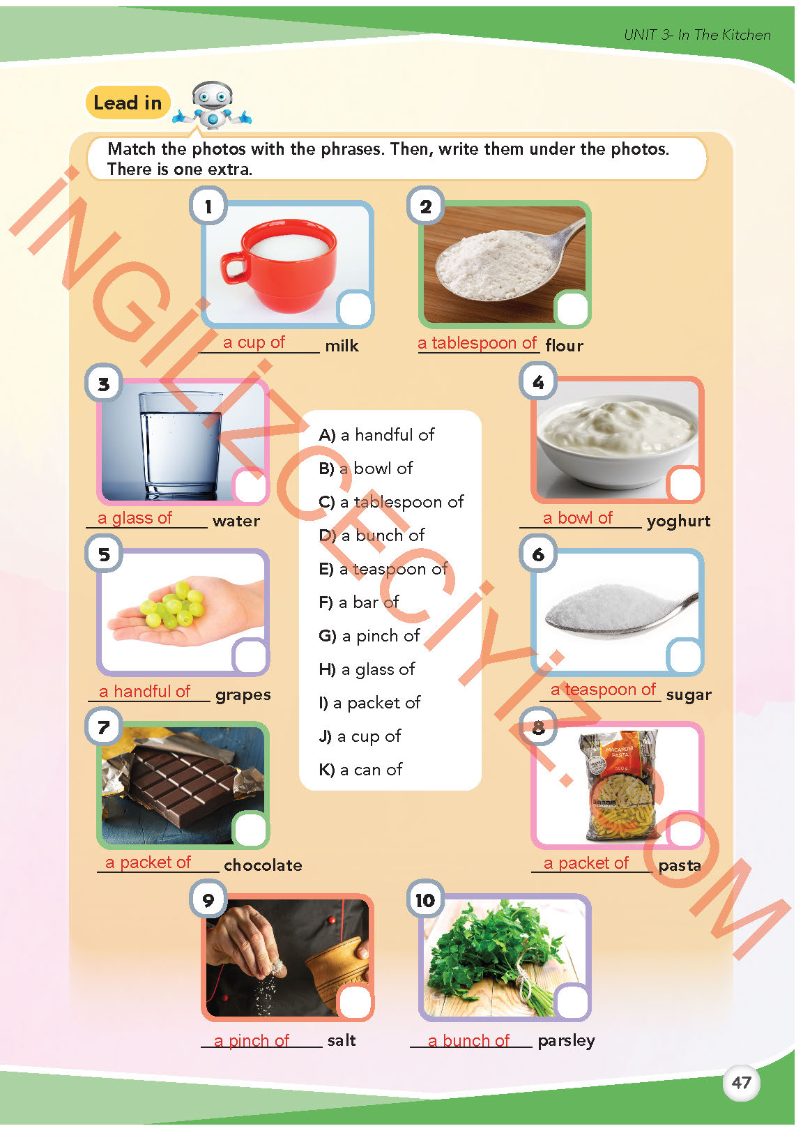 8. Sınıf Meb Yayınları İngilizce Ders Kitabı Sayfa 48 Cevapları