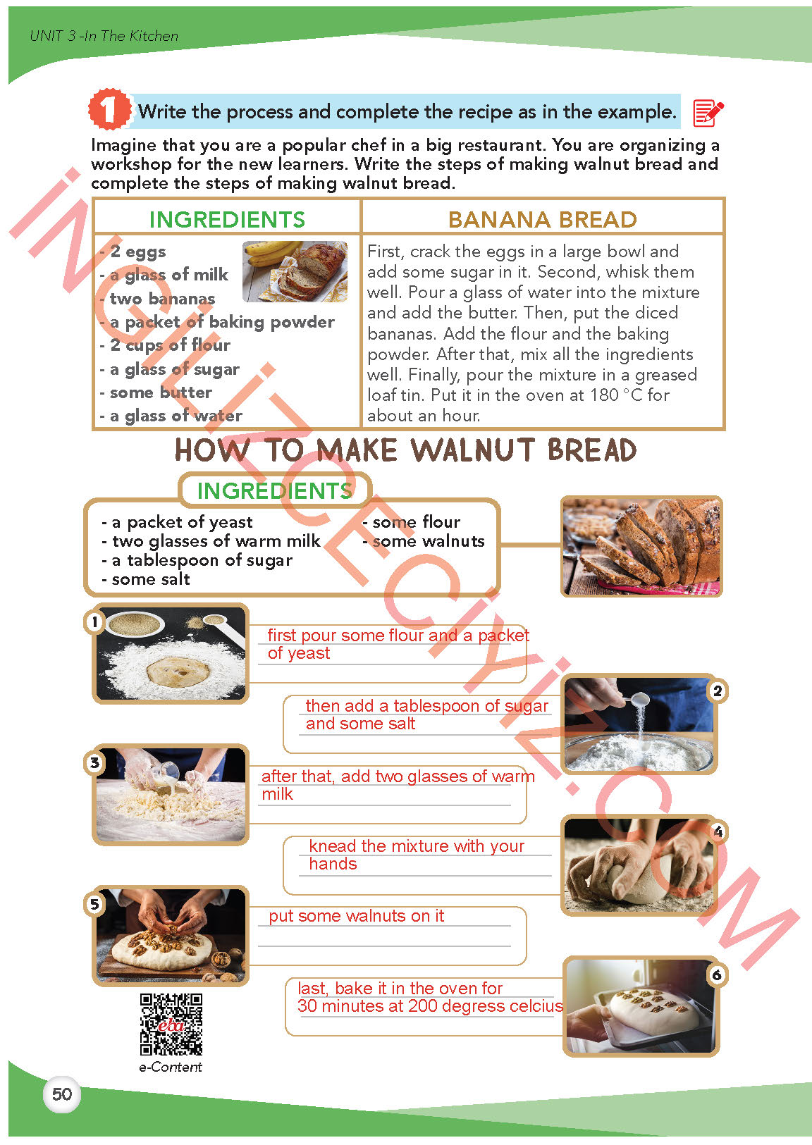 8. Sınıf Meb Yayınları İngilizce Ders Kitabı Sayfa 51 Cevapları