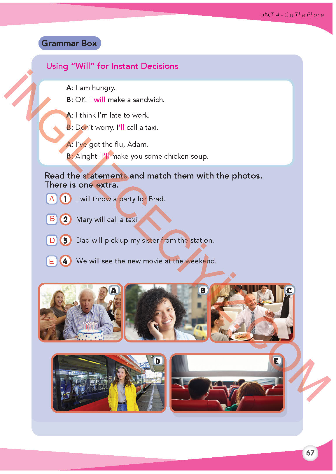 8. Sınıf Meb Yayınları İngilizce Ders Kitabı Sayfa 68 Cevapları