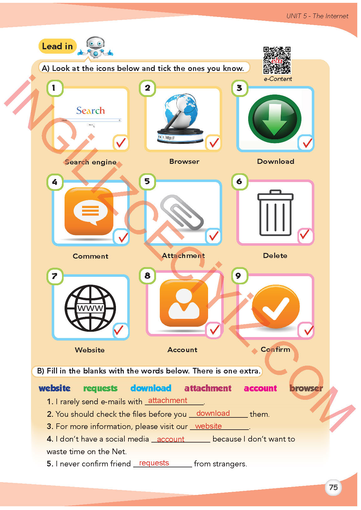 8. Sınıf Meb Yayınları İngilizce Ders Kitabı Sayfa 76 Cevapları