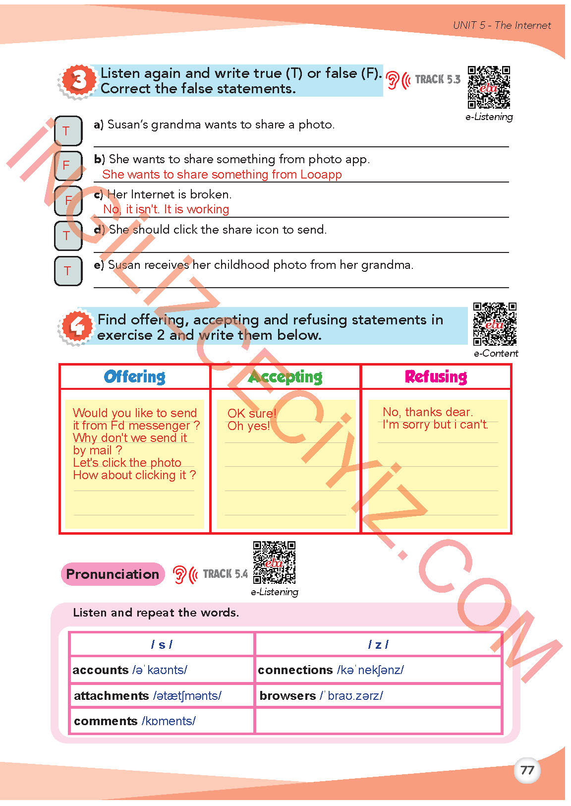 8. Sınıf Meb Yayınları İngilizce Ders Kitabı Sayfa 78 Cevapları