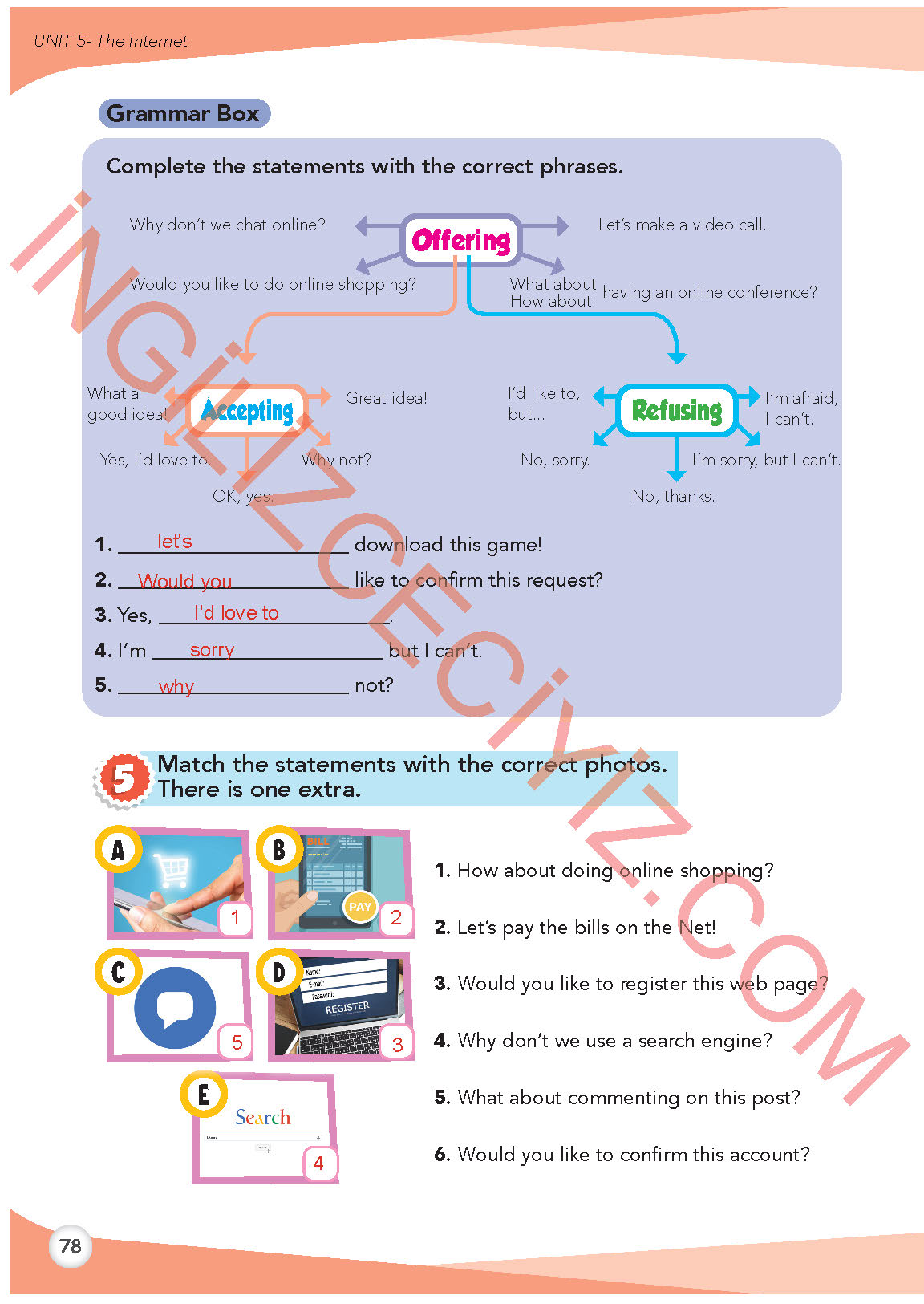 8. Sınıf Meb Yayınları İngilizce Ders Kitabı Sayfa 79 Cevapları