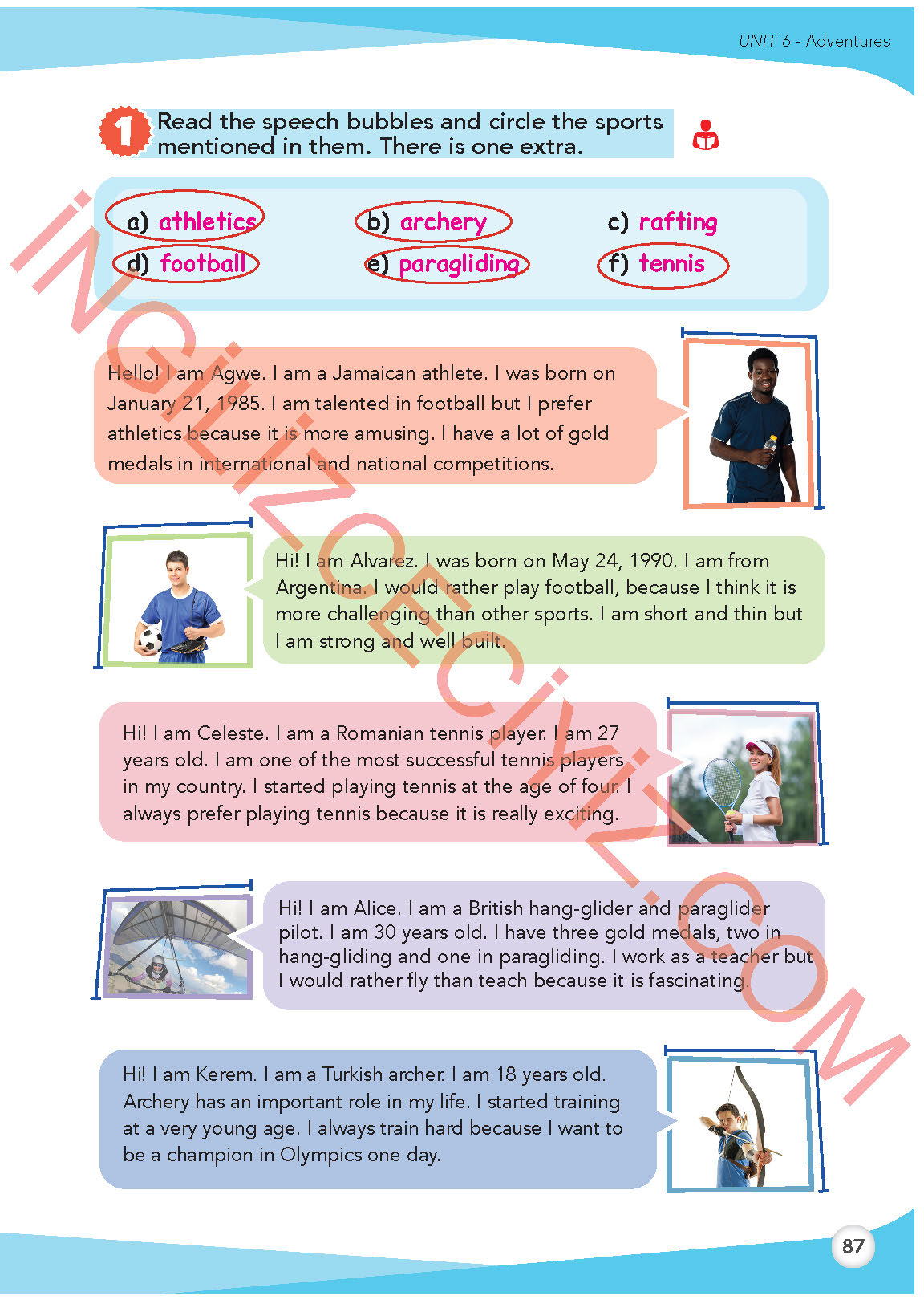 8. Sınıf Meb Yayınları İngilizce Ders Kitabı Sayfa 88 Cevapları