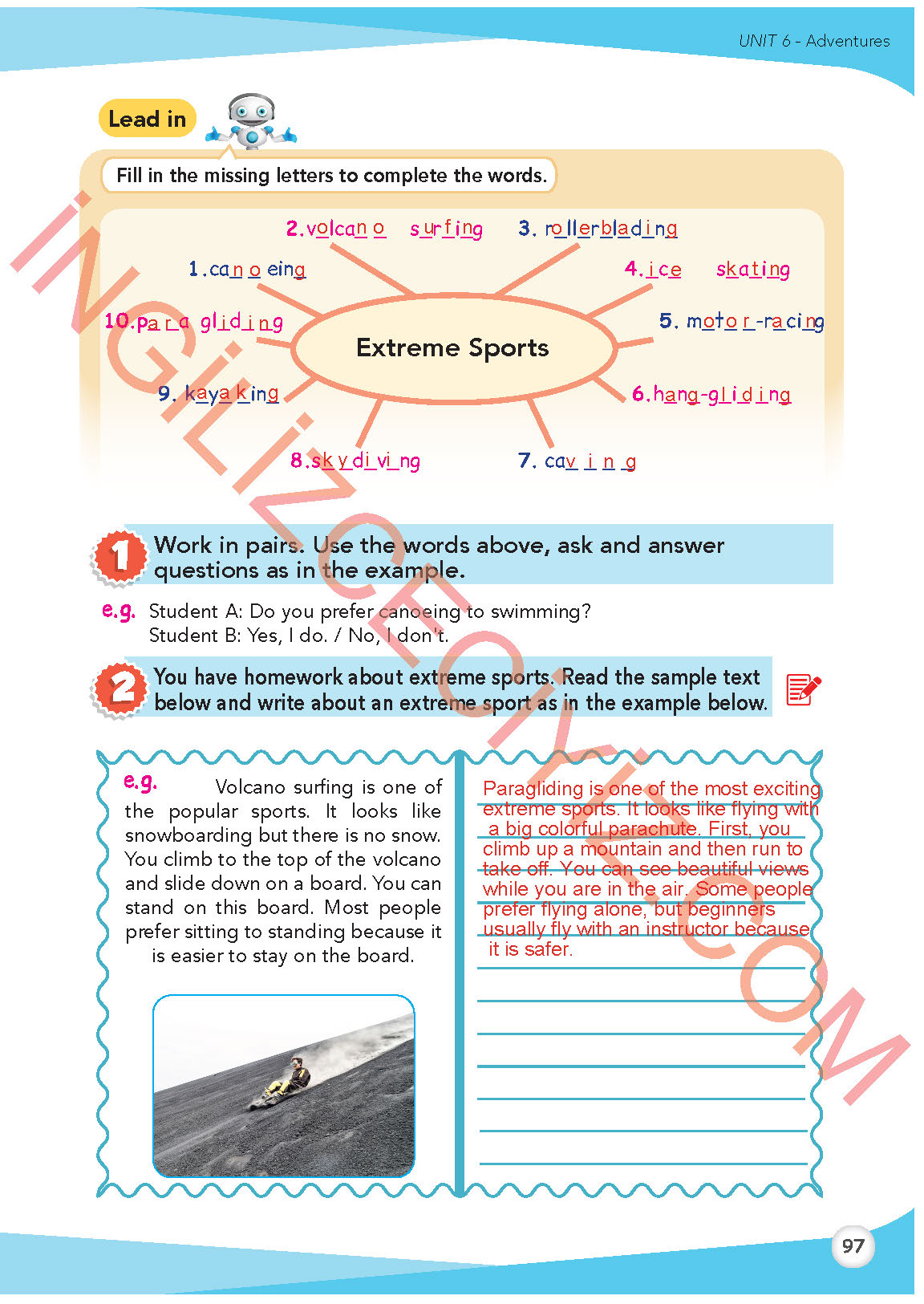 8. Sınıf Meb Yayınları İngilizce Ders Kitabı Sayfa 98 Cevapları