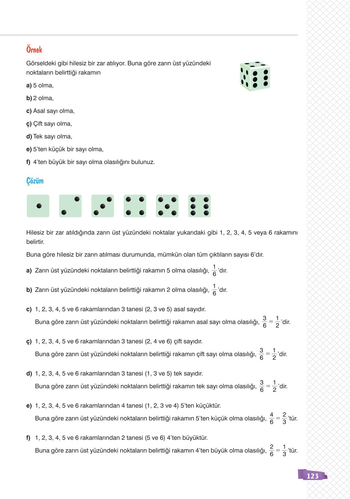 8. Sınıf Sonuç Yayınları Matematik Ders Kitabı Sayfa 123 Cevapları 8. Sınıf Sonuç Yayınları Matematik Ders Kitabı Sayfa 123 Cevapları