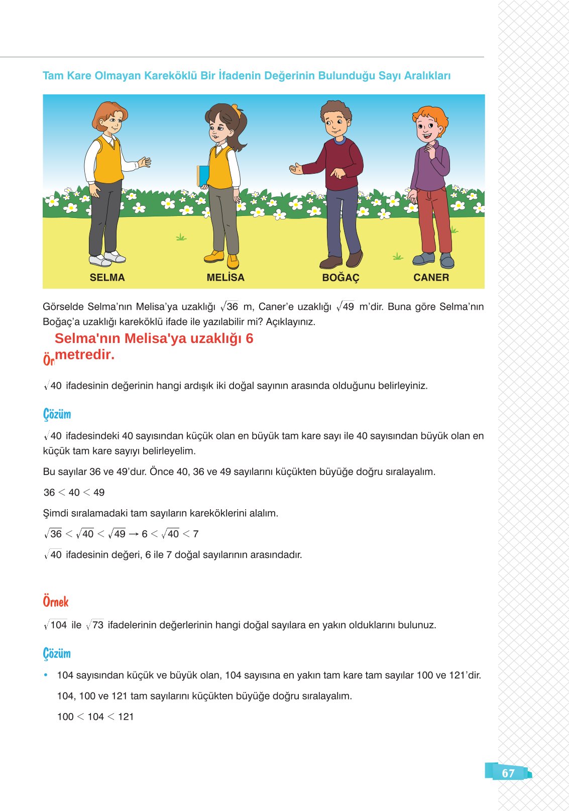 8. Sınıf Sonuç Yayınları Matematik Ders Kitabı Sayfa 67 Cevapları 8. Sınıf Sonuç Yayınları Matematik Ders Kitabı Sayfa 67 Cevapları