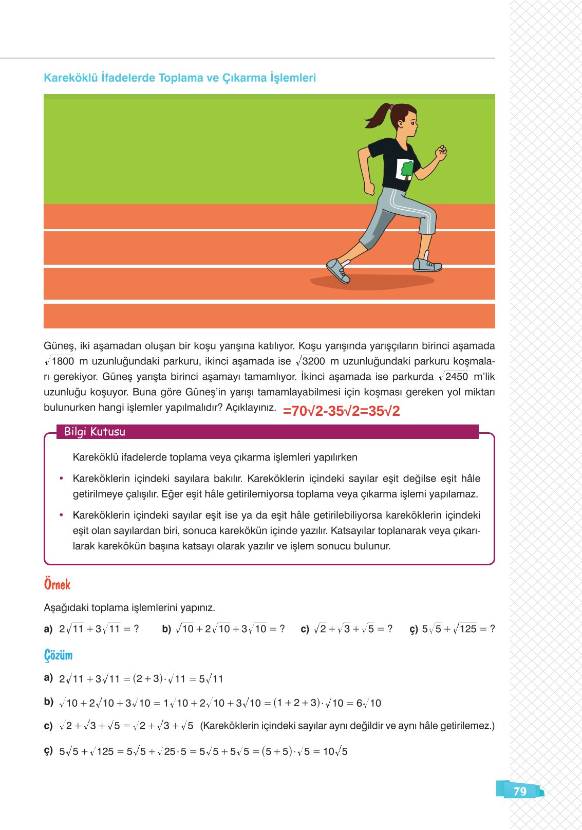8. Sınıf Sonuç Yayınları Matematik Ders Kitabı Sayfa 79 Cevapları 8. Sınıf Sonuç Yayınları Matematik Ders Kitabı Sayfa 79 Cevapları