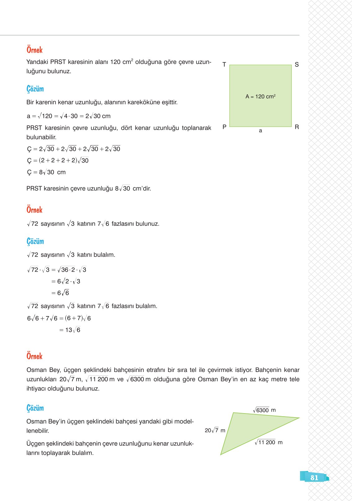 8. Sınıf Sonuç Yayınları Matematik Ders Kitabı Sayfa 81 Cevapları 8. Sınıf Sonuç Yayınları Matematik Ders Kitabı Sayfa 81 Cevapları