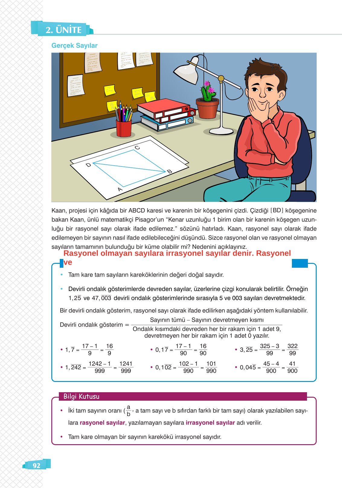 8. Sınıf Sonuç Yayınları Matematik Ders Kitabı Sayfa 92 Cevapları 8. Sınıf Sonuç Yayınları Matematik Ders Kitabı Sayfa 92 Cevapları
