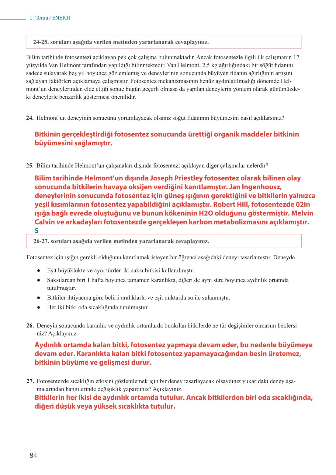 10. Sınıf Meb Yayınları Biyoloji Ders Kitabı Sayfa 84 Cevapları 10. Sınıf Meb Yayınları Biyoloji Ders Kitabı Sayfa 84 Cevapları