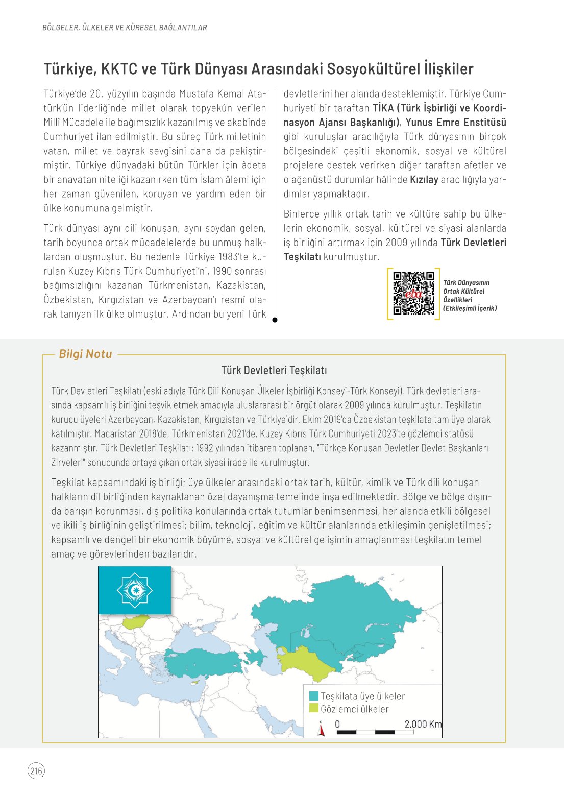 10. Sınıf Meb Yayınları Coğrafya Ders Kitabı Sayfa 216 Cevapları