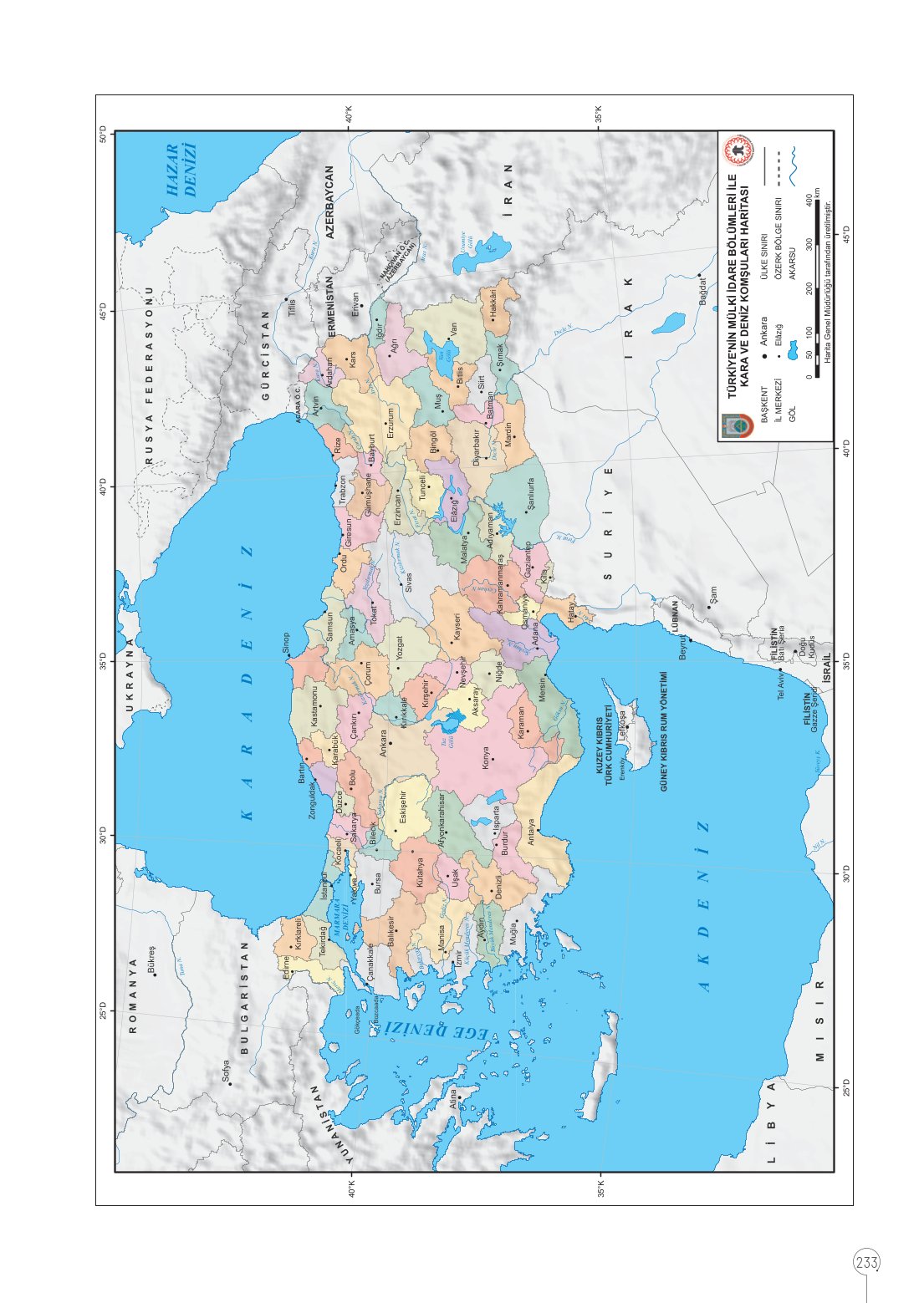 10. Sınıf Meb Yayınları Coğrafya Ders Kitabı Sayfa 233 Cevapları
