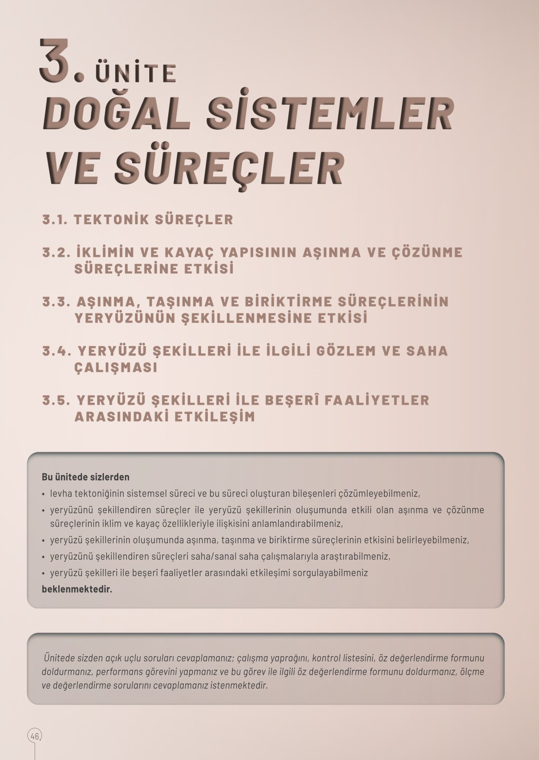 10. Sınıf Meb Yayınları Coğrafya Ders Kitabı Sayfa 46 Cevapları