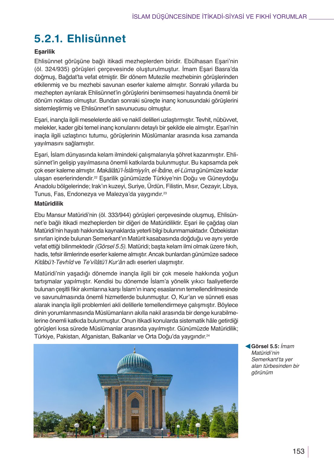 10. Sınıf Meb Yayınları Din Kültürü Ve Ahlak Bilgisi Ders Kitabı Sayfa 153 Cevapları