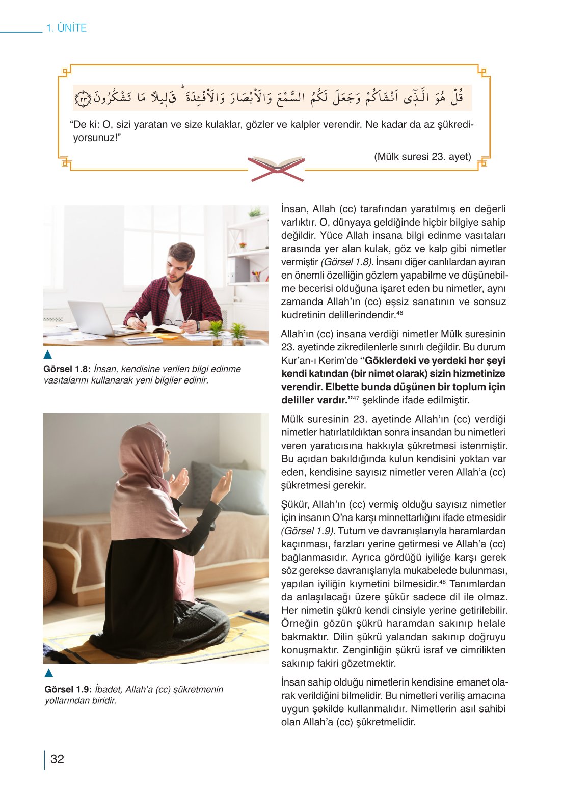 10. Sınıf Meb Yayınları Din Kültürü Ve Ahlak Bilgisi Ders Kitabı Sayfa 32 Cevapları