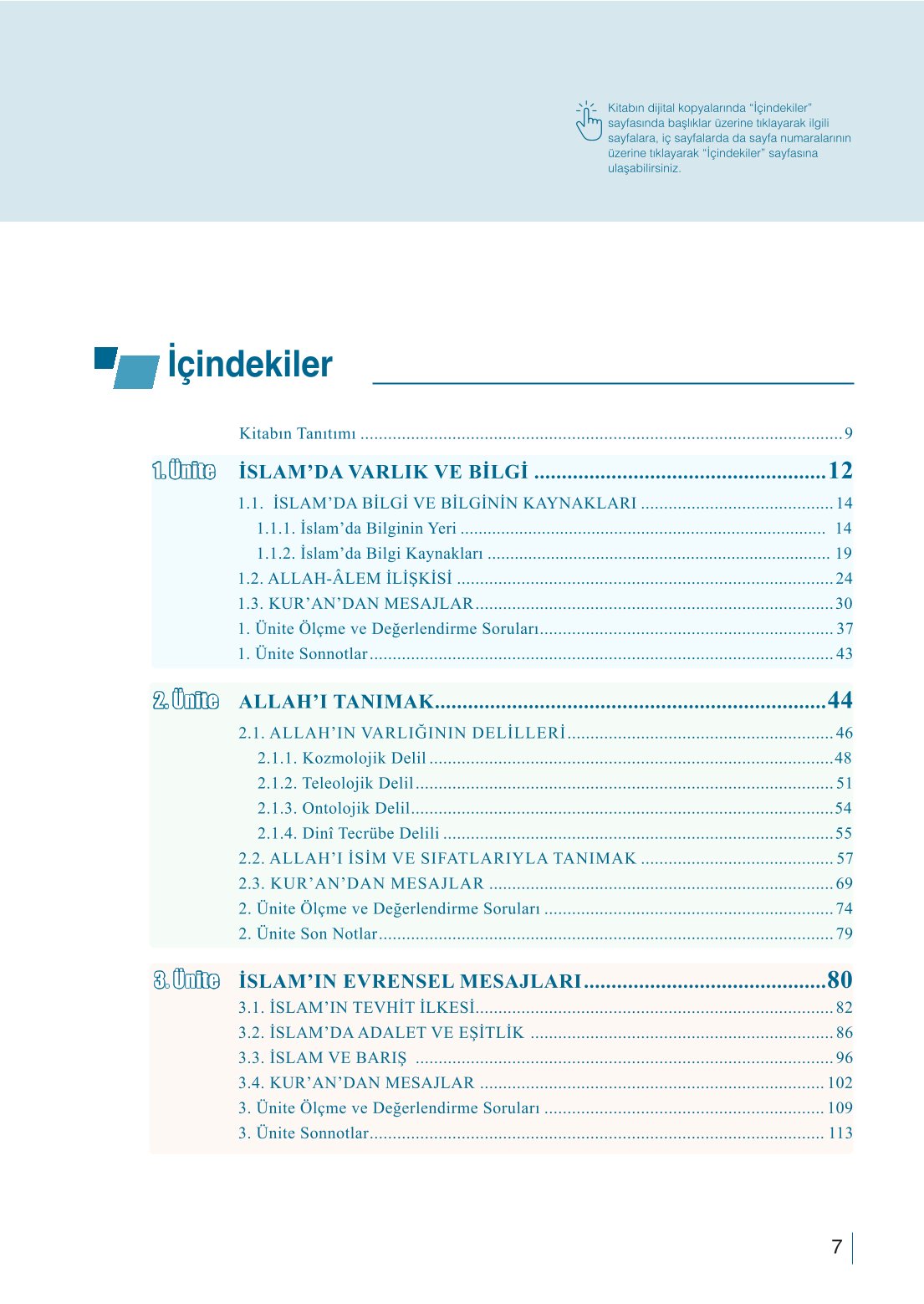 10. Sınıf Meb Yayınları Din Kültürü Ve Ahlak Bilgisi Ders Kitabı Sayfa 7 Cevapları