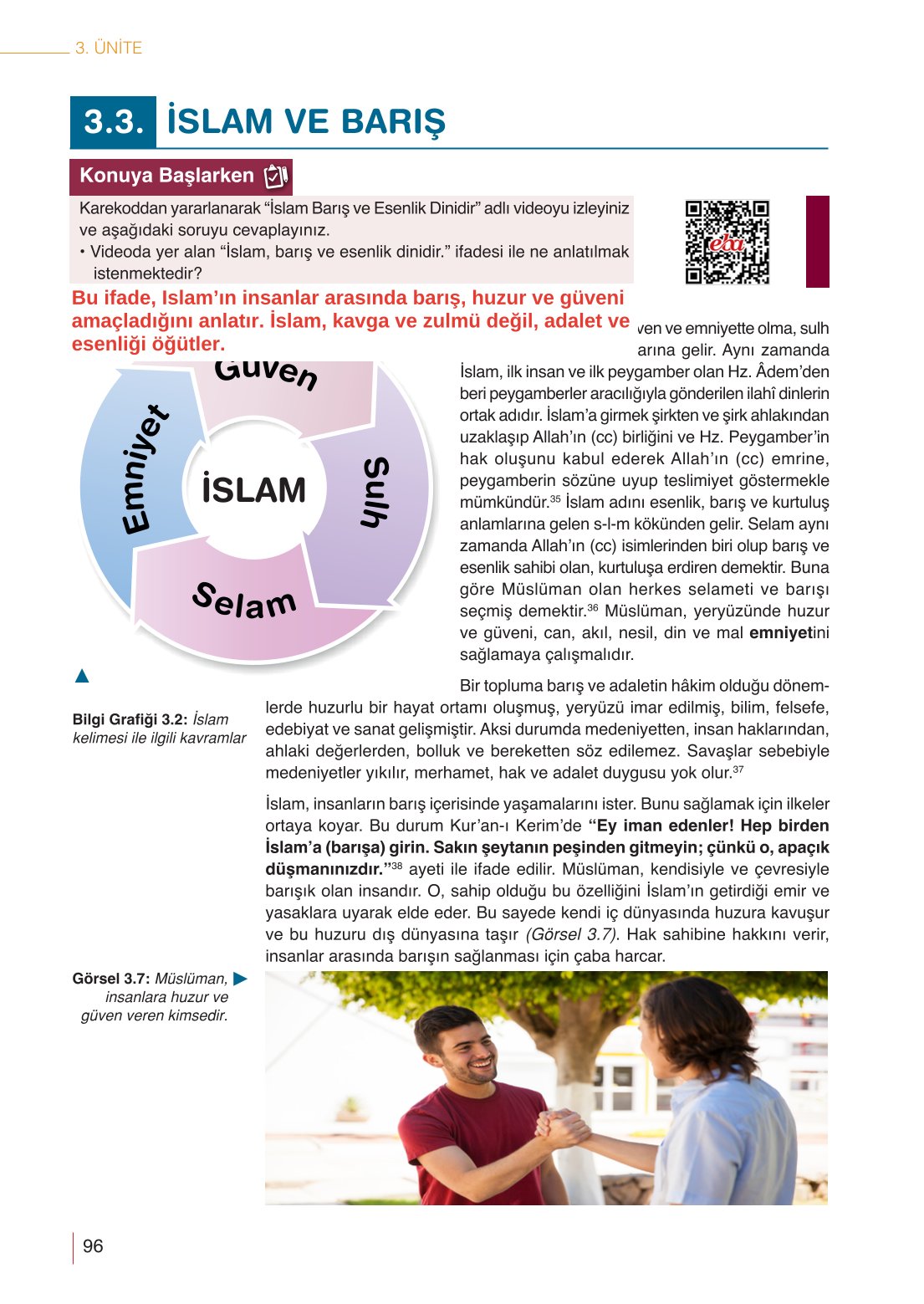 10. Sınıf Meb Yayınları Din Kültürü Ve Ahlak Bilgisi Ders Kitabı Sayfa 96 Cevapları