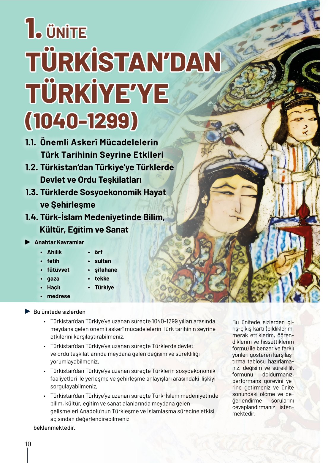 10. Sınıf Meb Yayınları Tarih Ders Kitabı Sayfa 10 Cevapları
