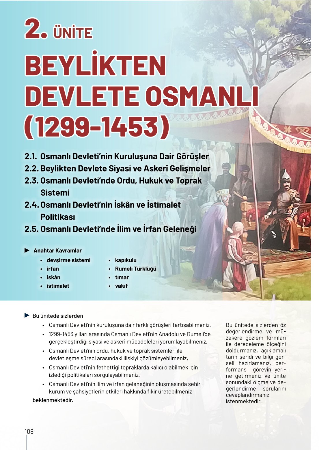 10. Sınıf Meb Yayınları Tarih Ders Kitabı Sayfa 108 Cevapları